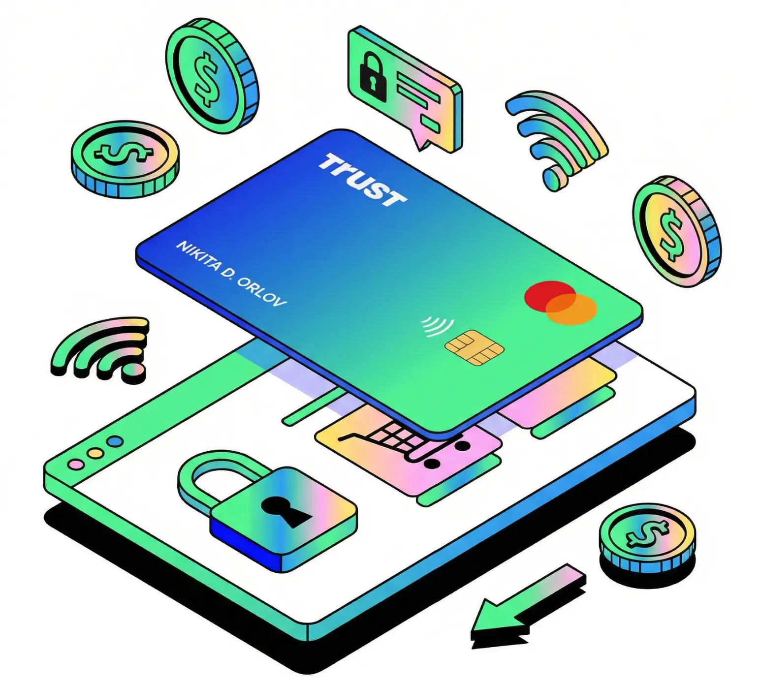 Карта Trust Wallet